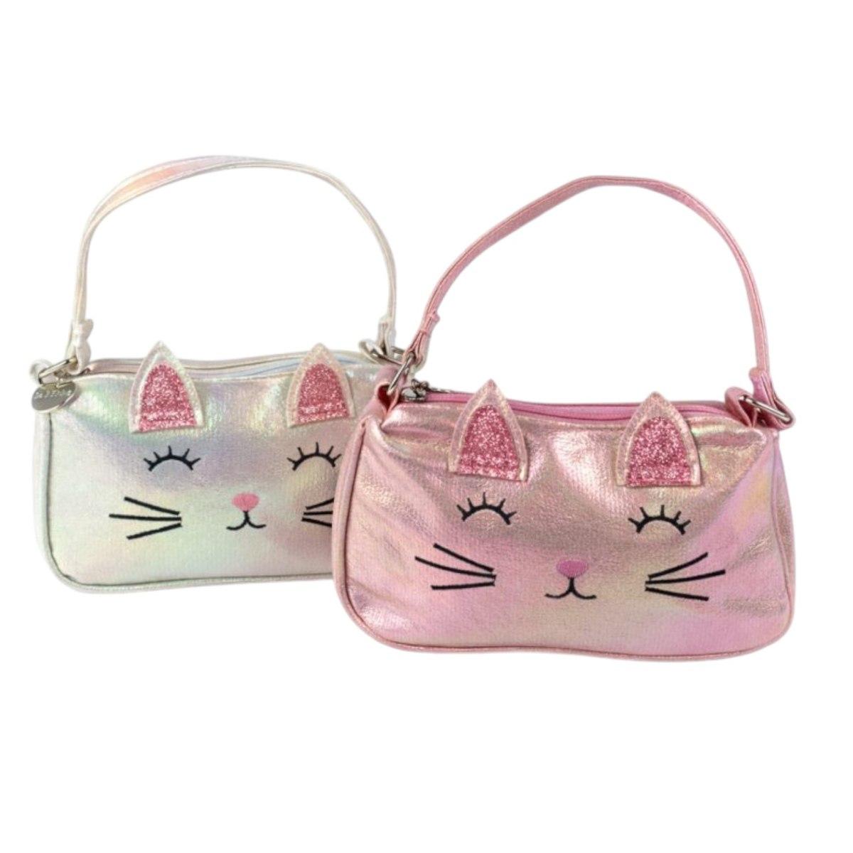Borsetta bimba iridescente gattino Le Kikke