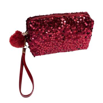Beauty donna con pailettes con pon pon con box Le Kikke