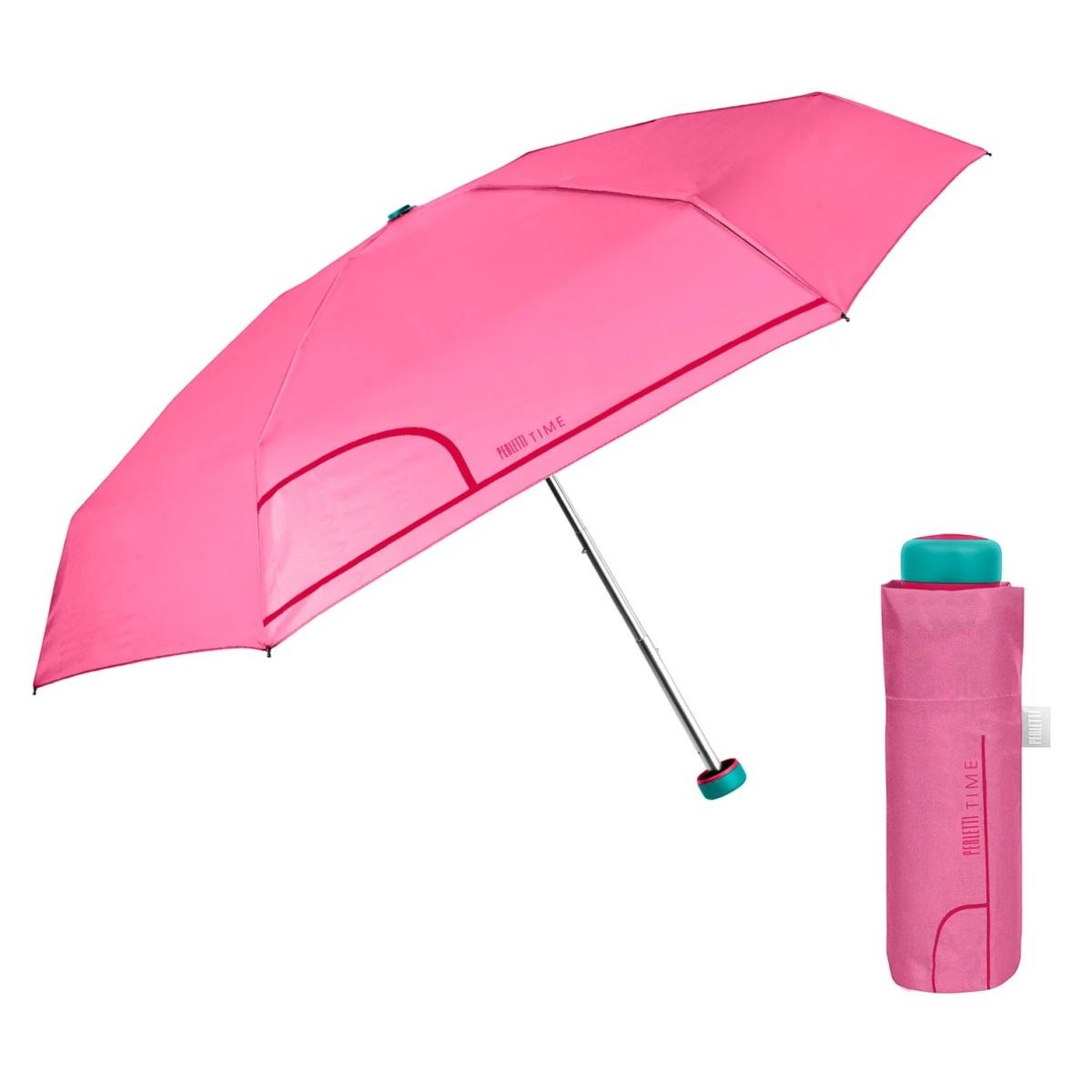Ombrello donna mini manuale tinta unita 5 sezioni Perletti