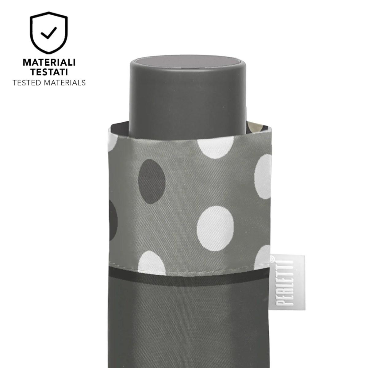 Ombrello donna mini manuale pois Perletti