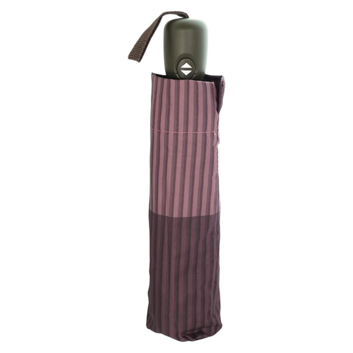 Ombrello donna mini a/c automatico rigato Perletti