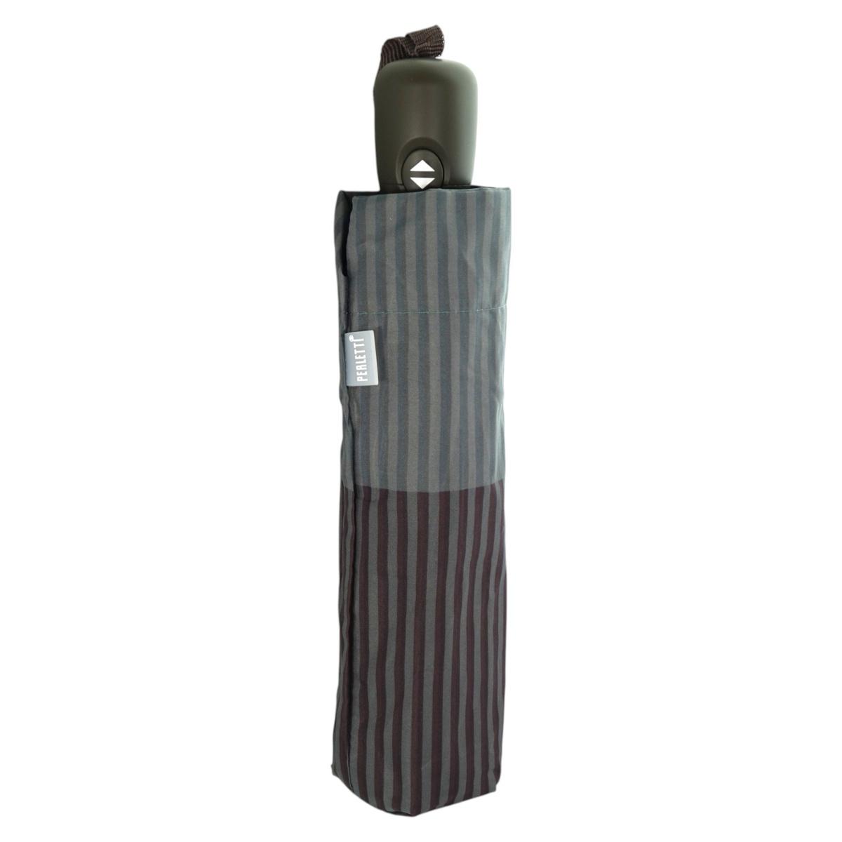 Ombrello donna mini a/c automatico rigato Perletti