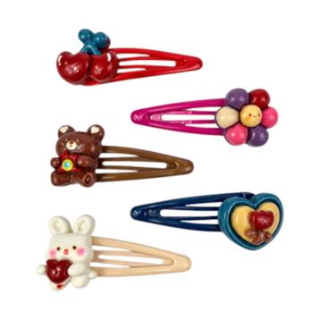 Clic Clac per capelli fruit e friends 5.5 cm Le Kikke
