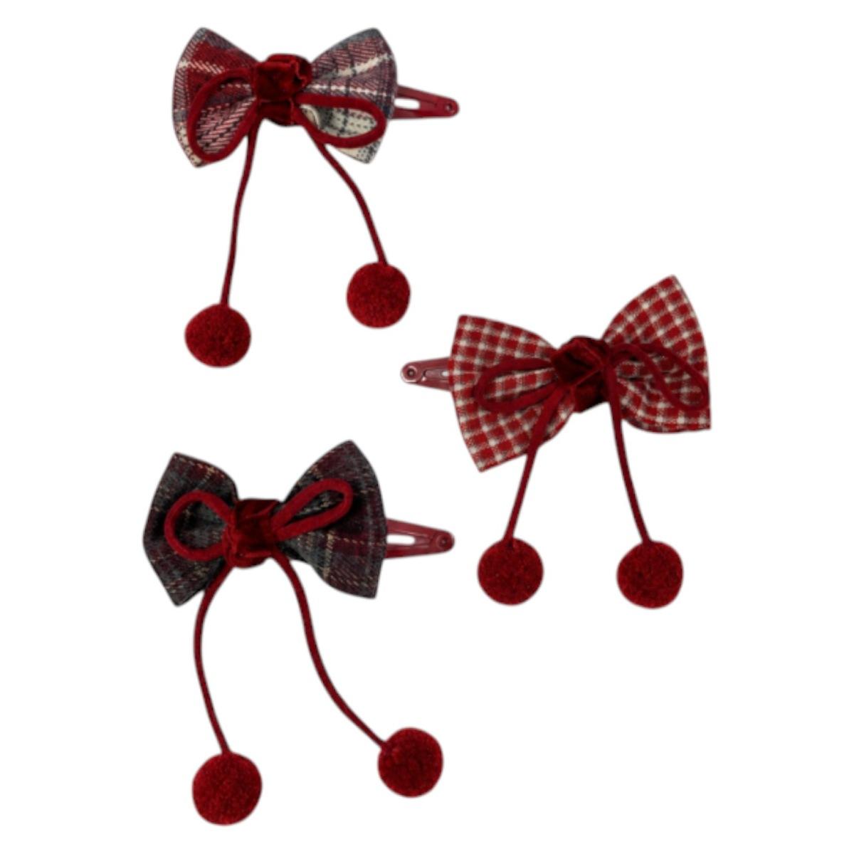 Clic Clac per capelli cerry country 6.5 cm Le Kikke