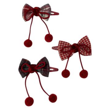 Clic Clac per capelli cerry country 6.5 cm Le Kikke