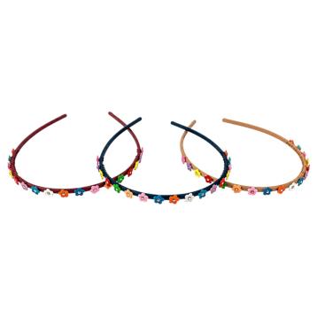 Cerchietto per capelli bimba flowers colorful Le Kikke