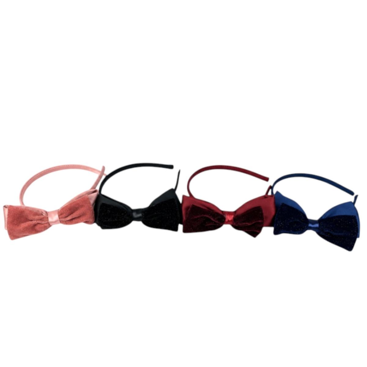 Cerchietto per capelli bimba Velvet chic Le Kikke