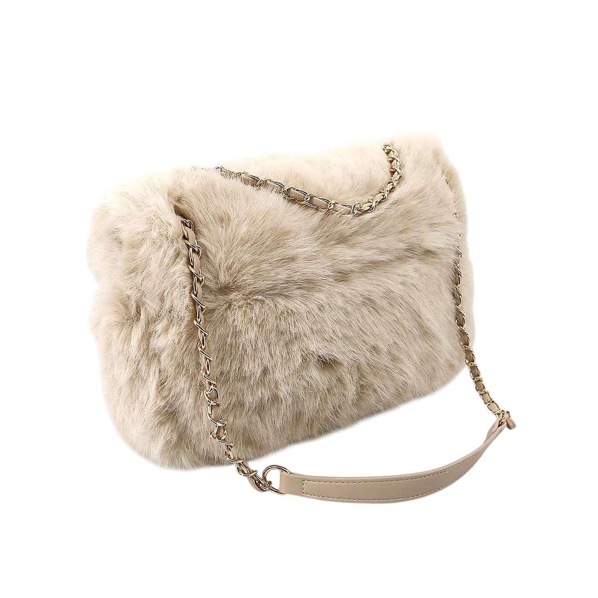Borsa pattina pelliccia donna Marina Galanti