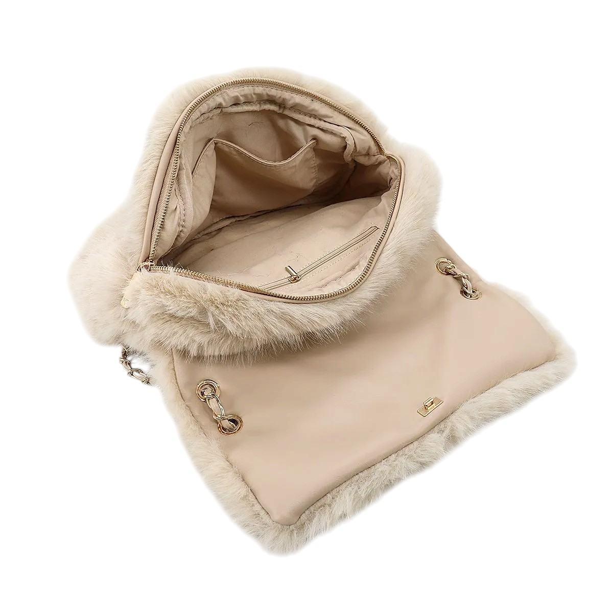 Borsa pattina pelliccia donna Marina Galanti