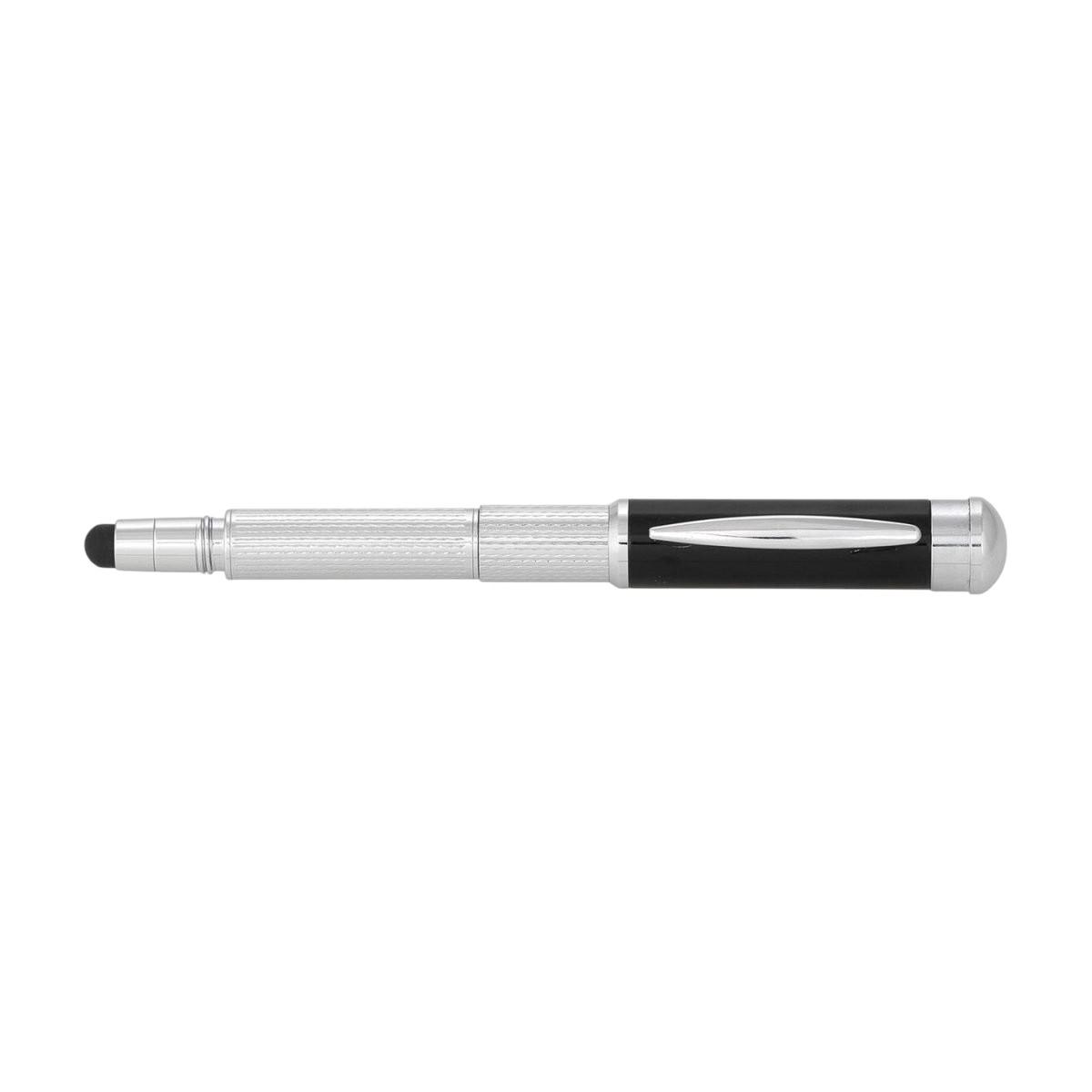Penna tris con usb 16 gb soft touch cappuccio nero Bagutta