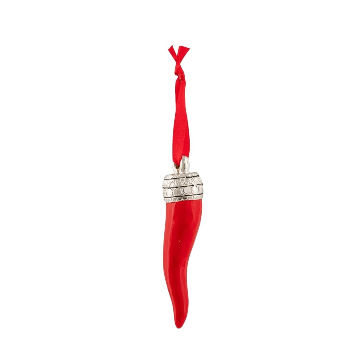 Cornino portafortuna con corona h.9,5 cm Bagutta