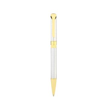 Penna sfera bicolore oro Bagutta