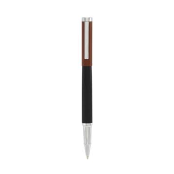 Penna roller bicolore marrone Bagutta