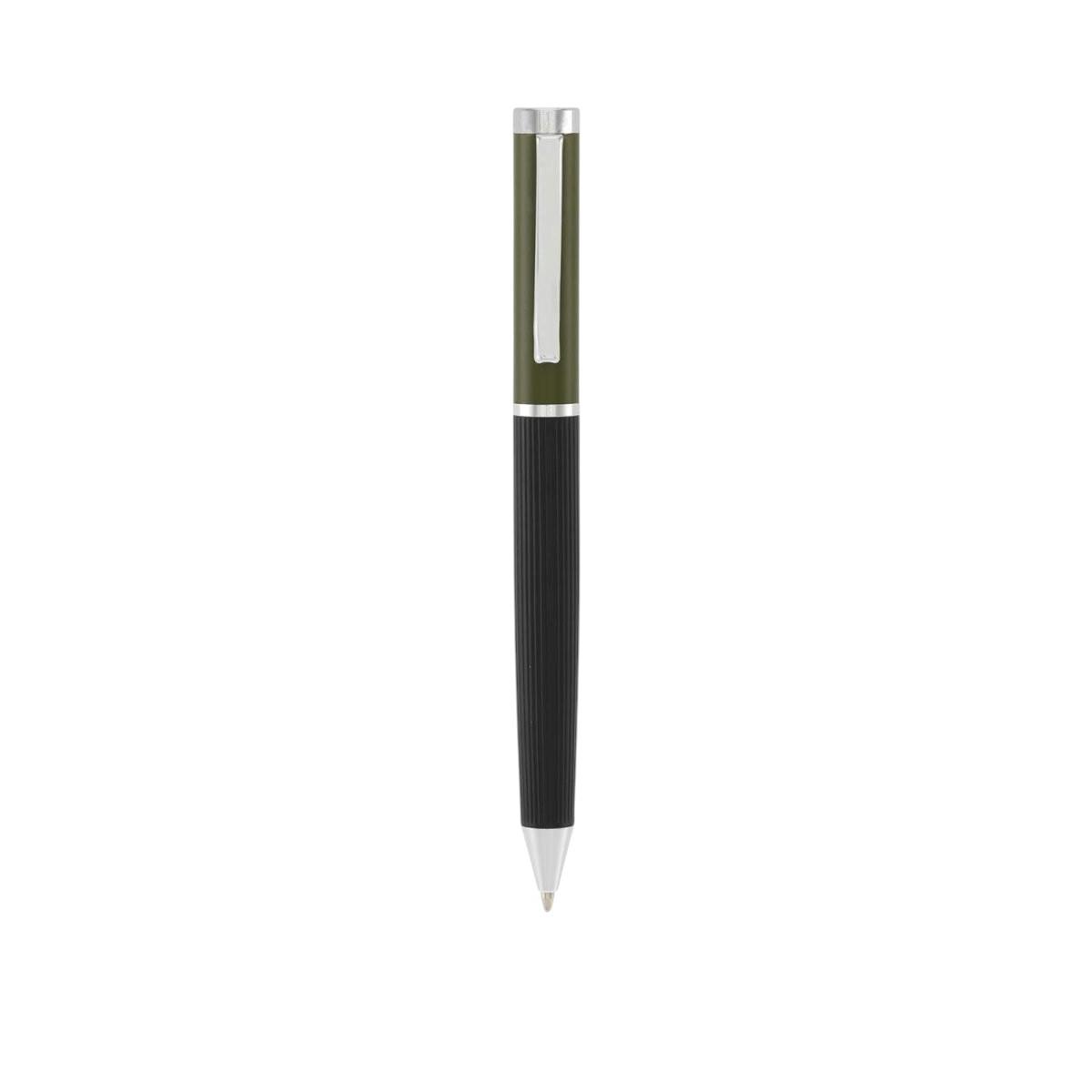 Penna sfera bicolore verde Bagutta