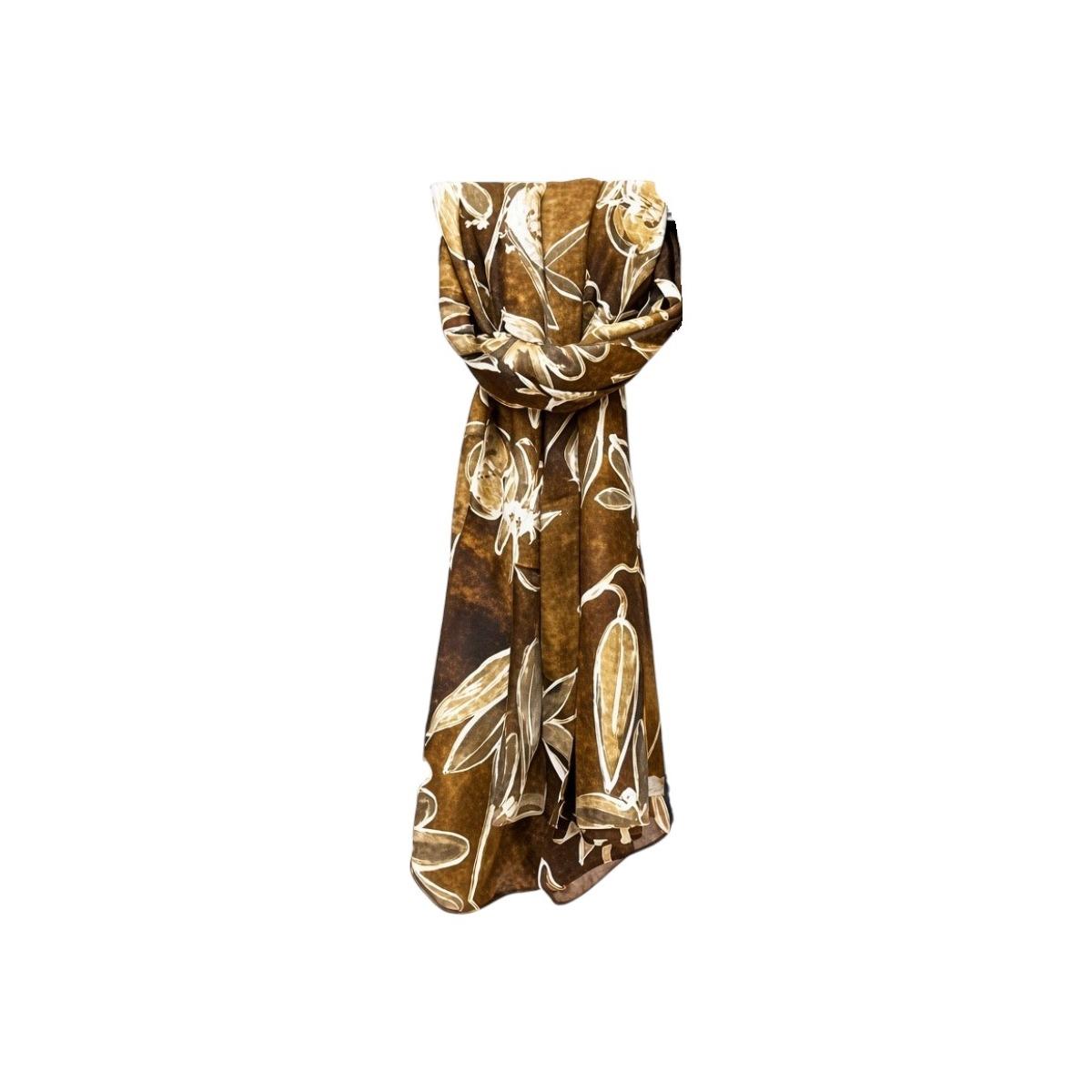 Sciarpa donna fantasia floreale Martissima di Marta Marzotto 100% Viscosa