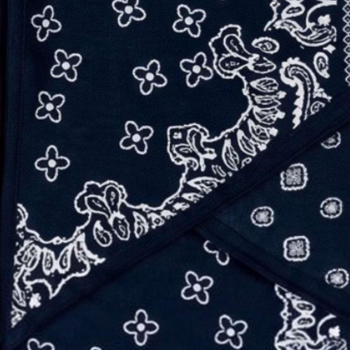 Bandana doccia faccia motivo paisley in viscosa Martissima di Marta Marzotto
