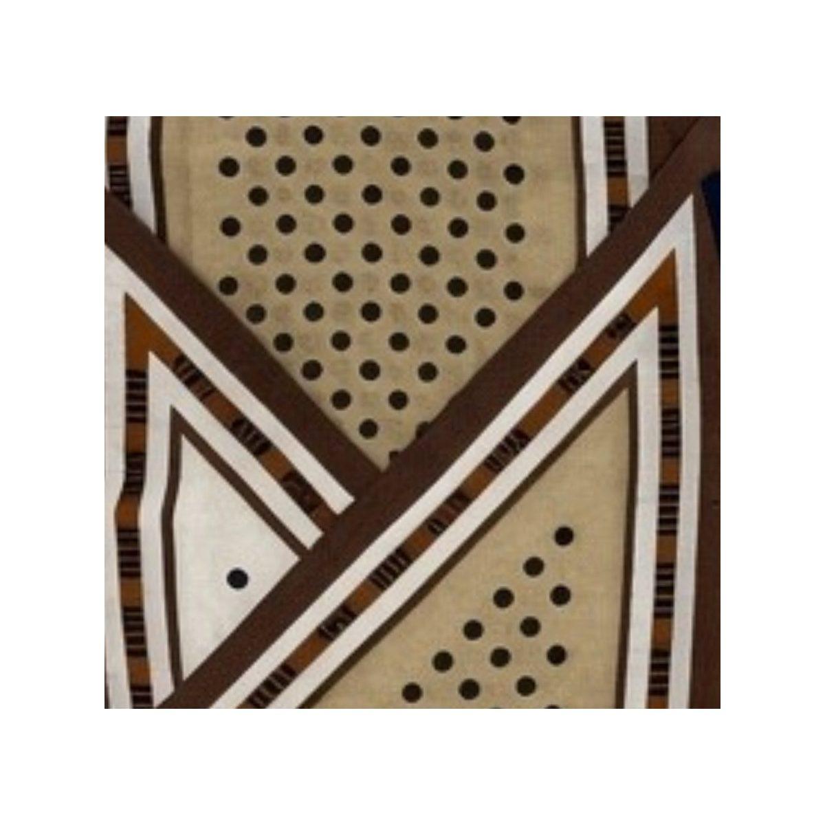 Foulard doppia faccia fantasia pois e triangoli in viscosa Martissima di Marta Marzotto