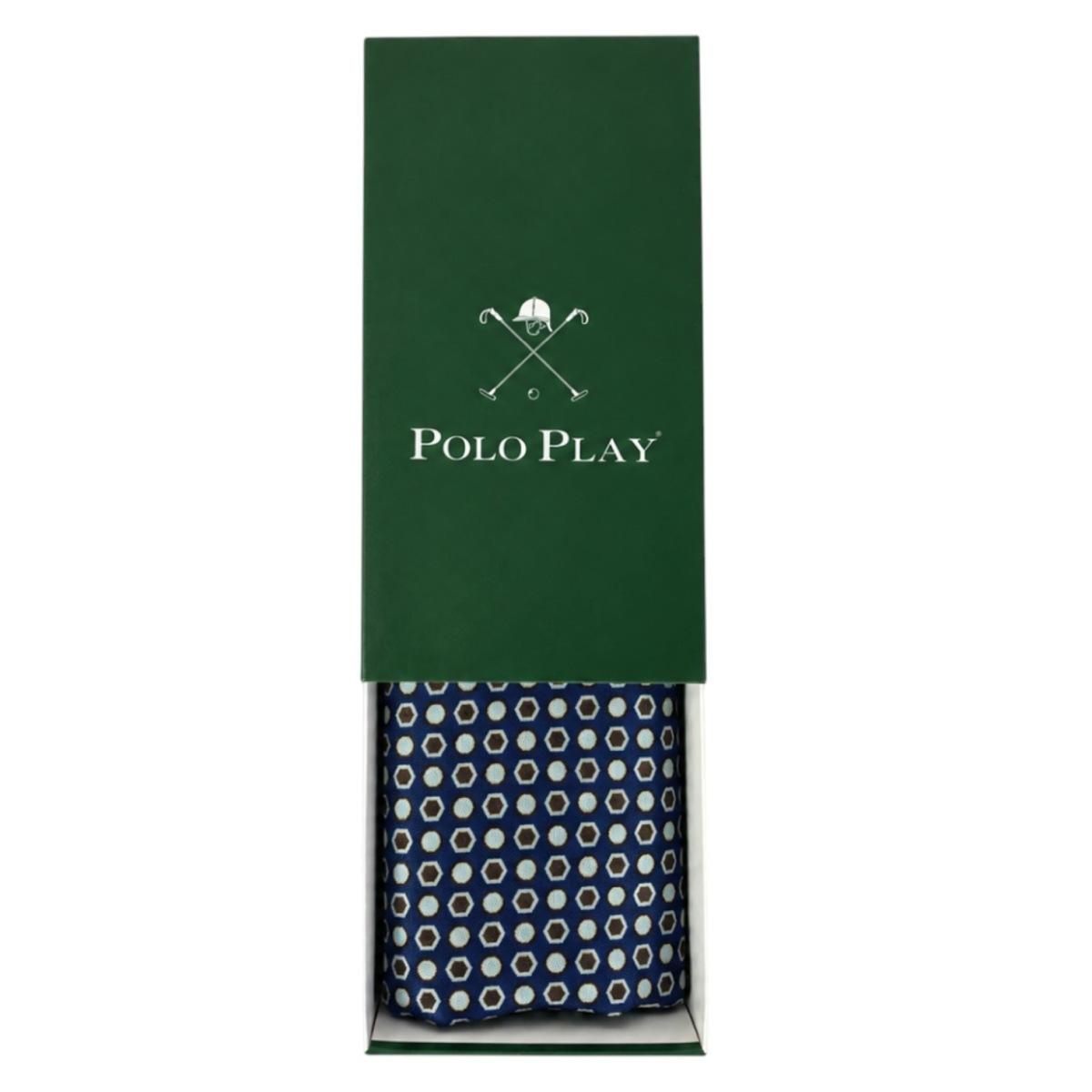 Sciarpa uomo leggera doppia faccia in box Polo Play