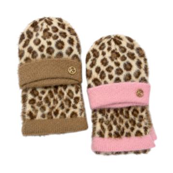 Set bimba cappello e sciarpa fantasia maculata le Kikke