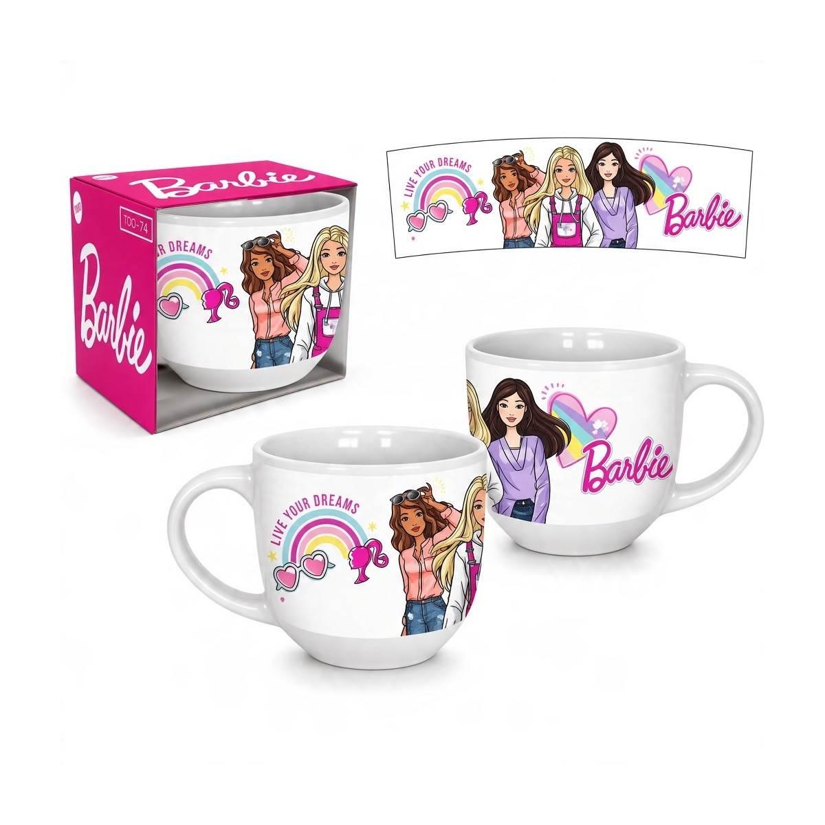 Tazza Jumbo 380 ml in ceramica Barbie