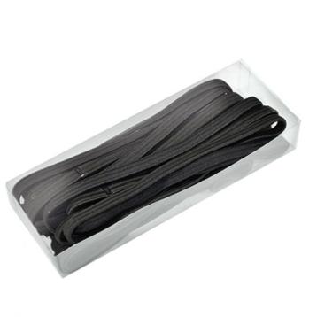Fascia elastico 1 filo piatto nero 24pz