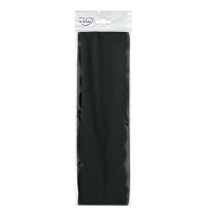Fascia capelli stretta nera Le Kikke