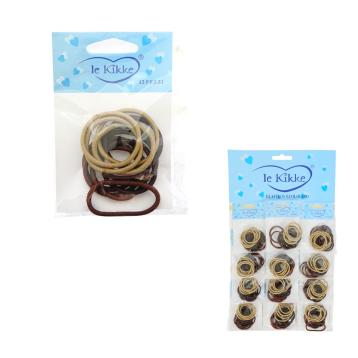 Elastici piccoli per capelli su card 12 bustine da 12 pz Le Kikke