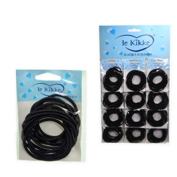 Elastici su card 12 bustine da 12pz nero