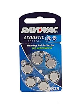 Rayovac acustica mod.675 1,45v