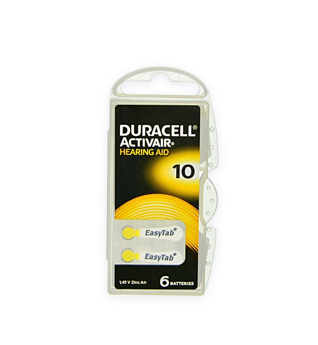 Duracell acustica mod.10 1,45 v