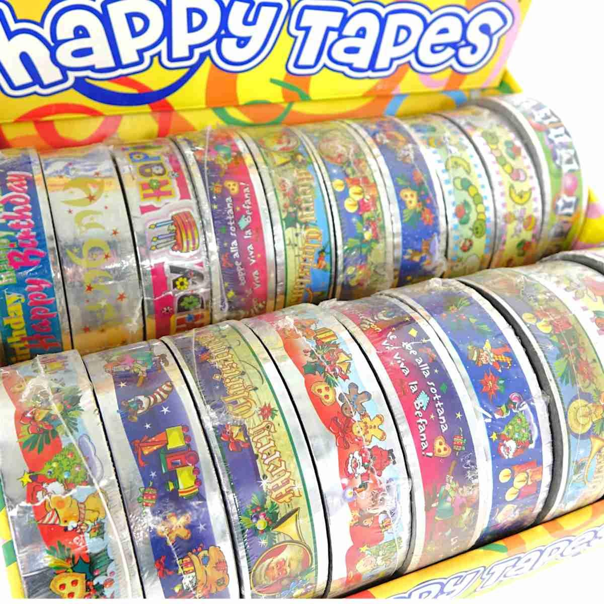 Nastro adesivo decori natalizi ed epifania Made in Italy