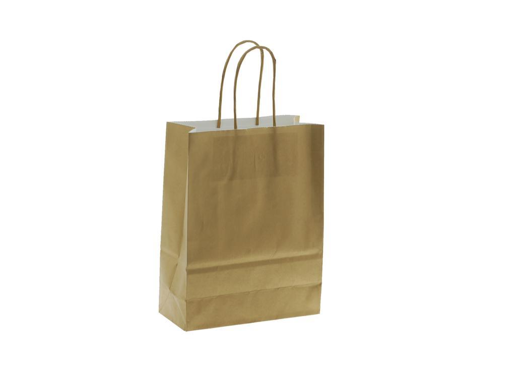 Shoppers carta  h29 l22 p10 cm- colore oro