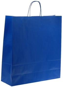 Shoppers carta h49 x l 45x p 15 coore blu elettrico