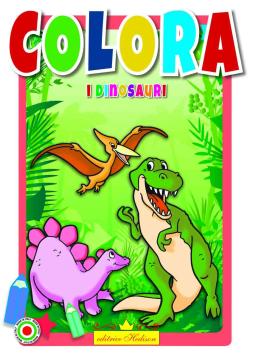 Libro da colorare i Dinosauri serie natura