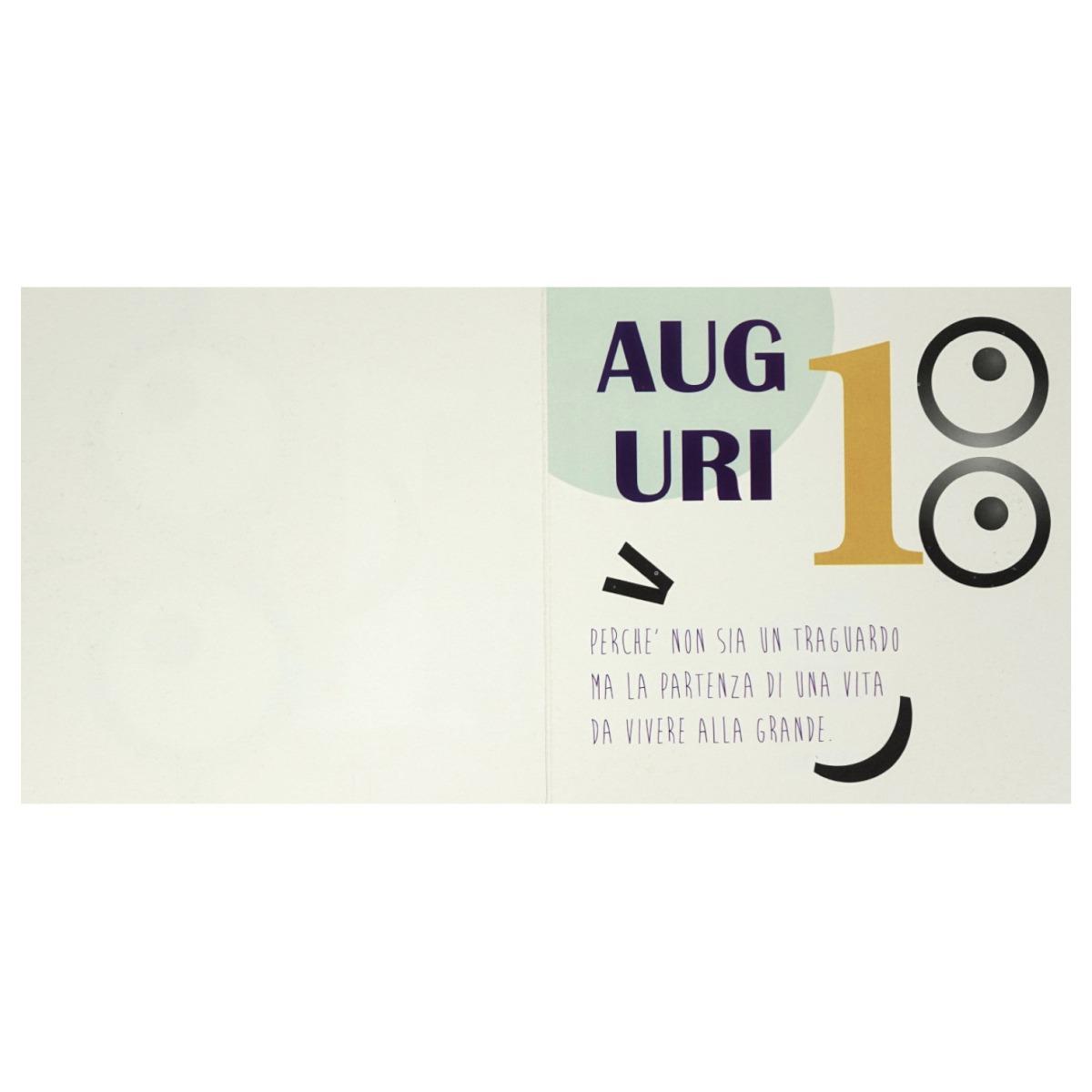 Biglietti auguri 18 anni 16x16 cm