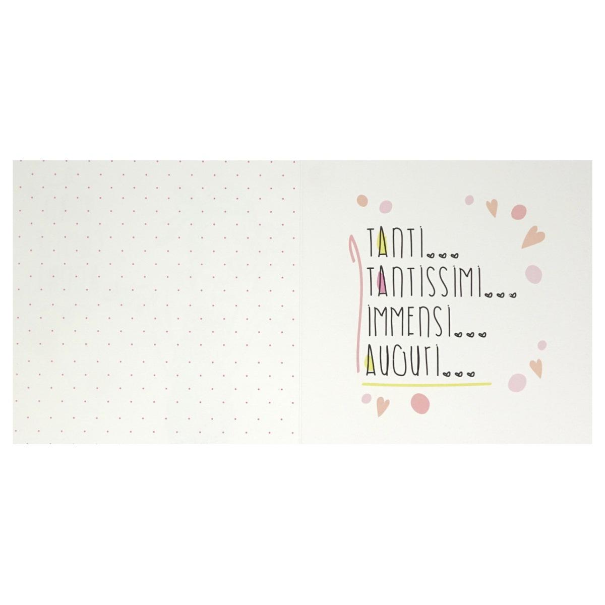 Biglietti auguri compleanno 16x16 cm