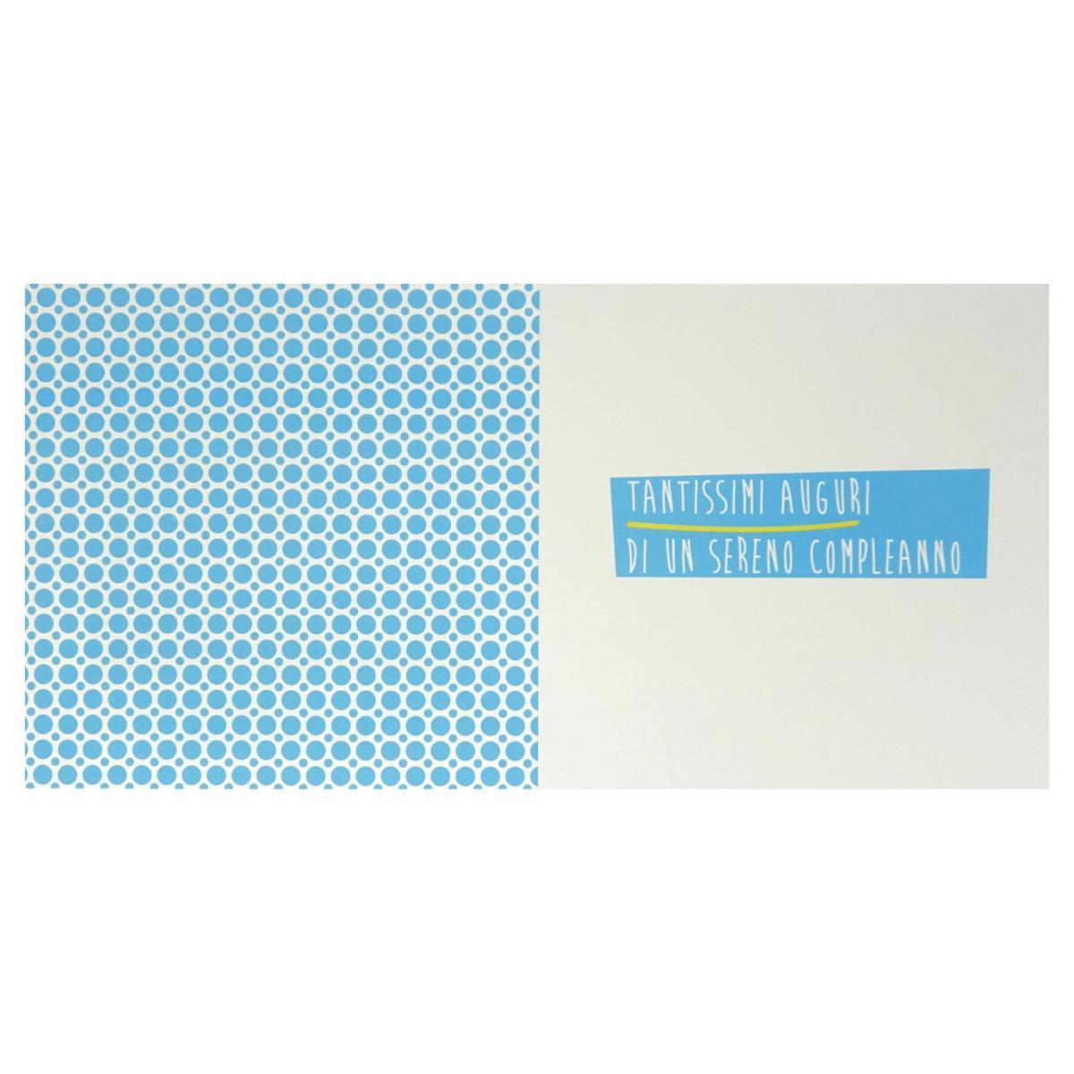 Biglietti auguri compleanno 16x16 cm