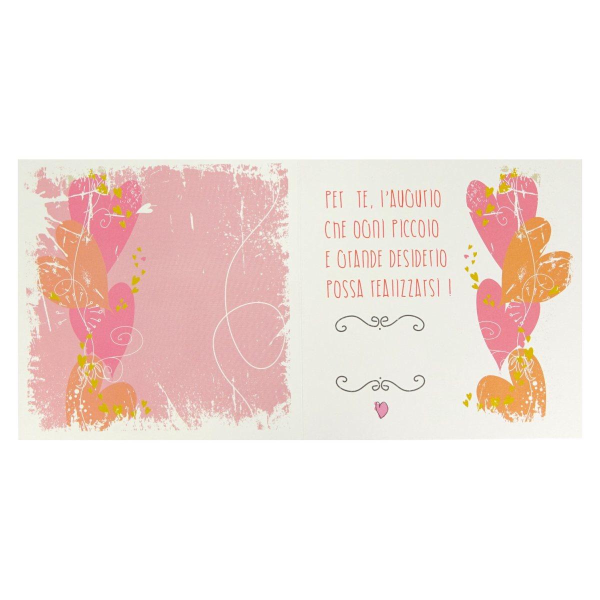 Biglietti auguri compleanno 16x16 cm