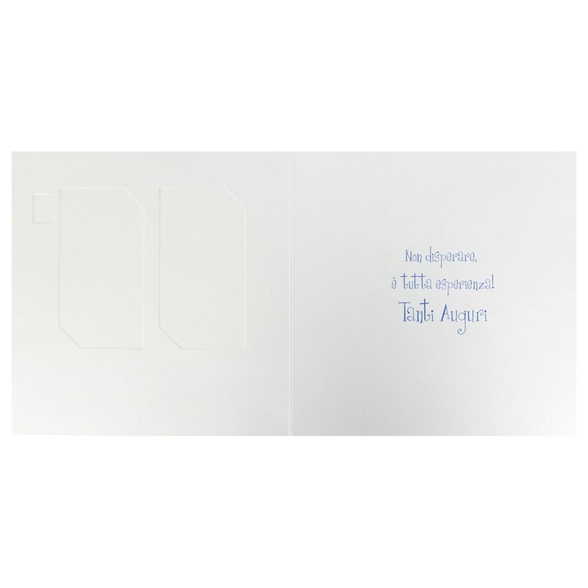 Biglietti auguri 60 anni 16x16 cm