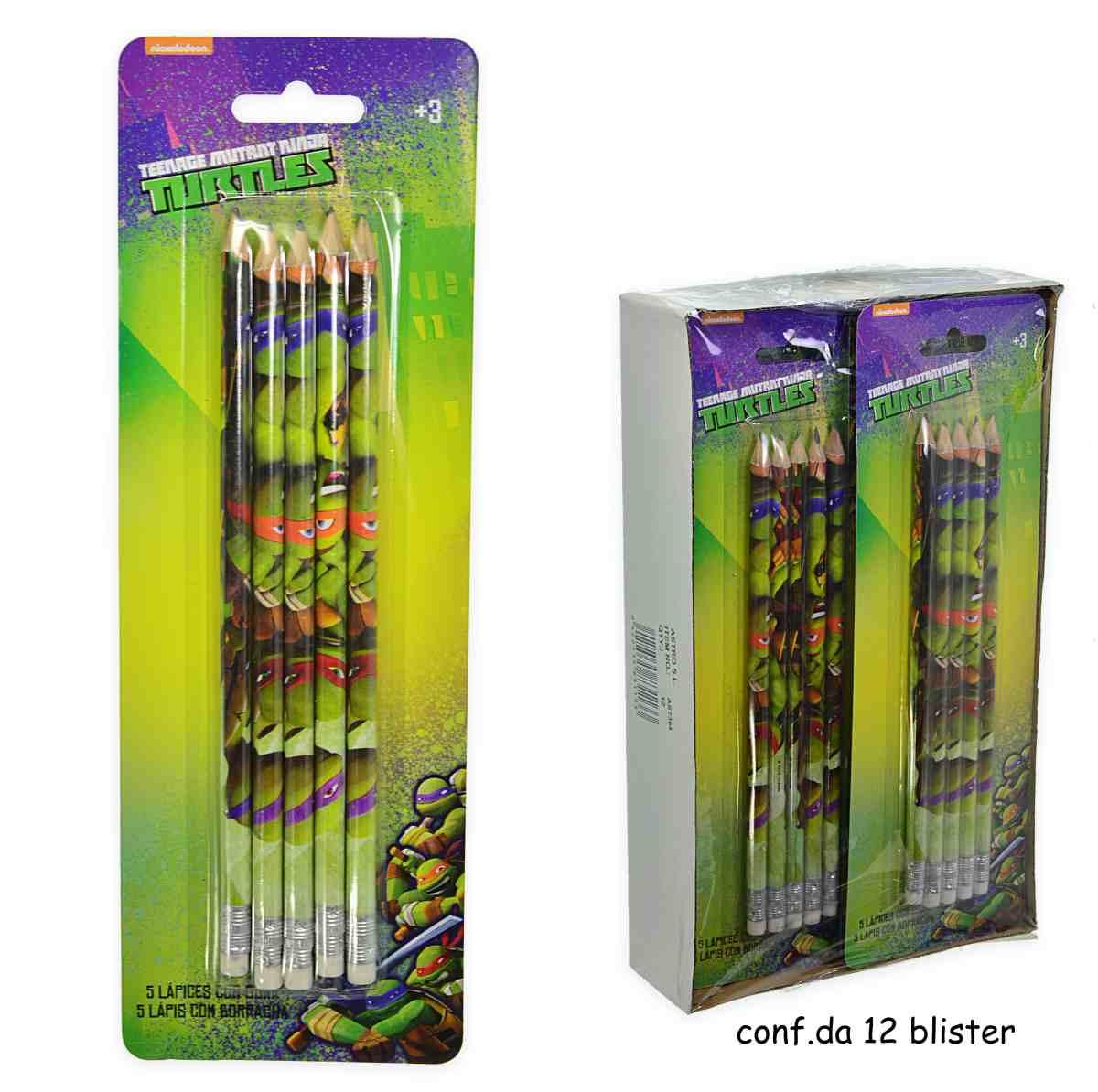 blister 5 matite turtles