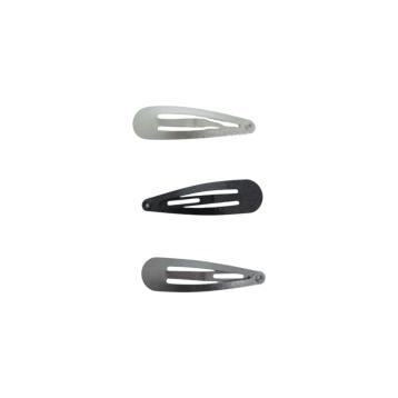Clic clac per capelli 4 cm toni del grigio