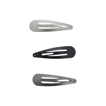 Clic clac per capelli 5 cm toni del grigio