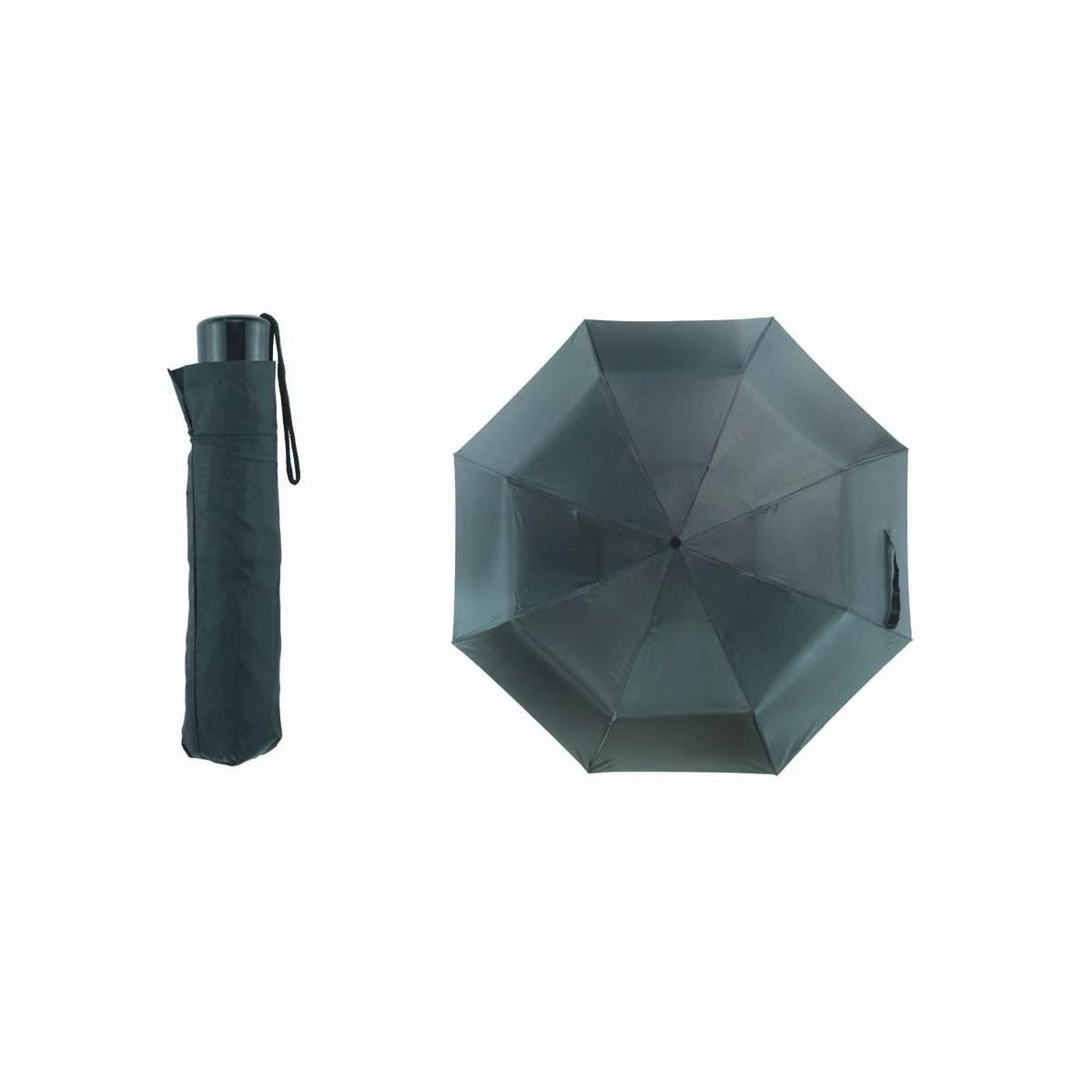 Ombrello mini nero in poliestere Blue Drop