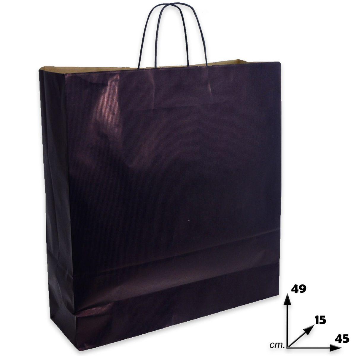 Shoppers carta h49 x l45 x p15 cm colore eco  blu
