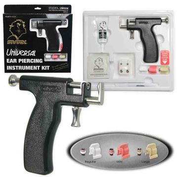 Pistola foralobi kit ear piercing con adattatori