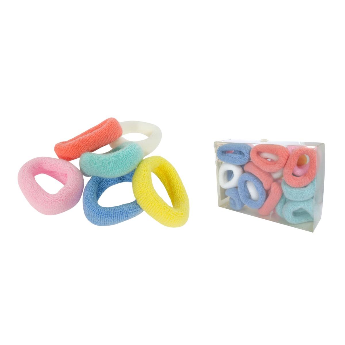 Polsone maxi per capelli in spugna colori pastello