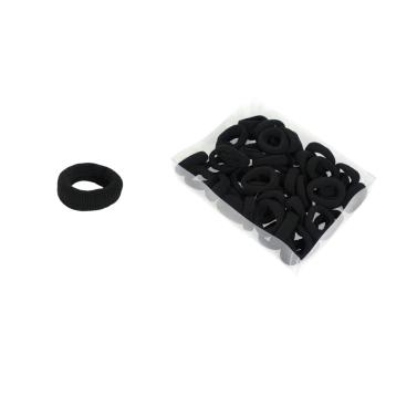 Elastico per capelli nero filanca grande in box da 50 pezzi