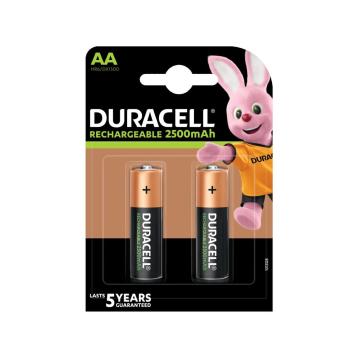 Duracell AA Stilo ricaricabile 2500 mAh blister 2 pz