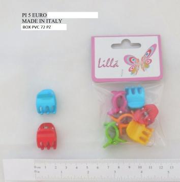 Pinzotto colorato 1,8 cm confezione da 72 pz