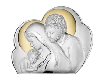Sacra famiglia 19x15,5 oro sagomata